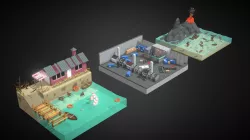 Polygon Zombie Environment Pack Combo