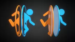 Portal 2 3D Logo