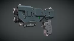 Sci-fi handgun