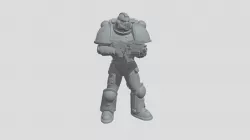 SpaceMarine With Bolter