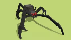 Spider Mob + Walk Cycle - Bedrock & ModelEngine