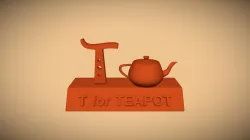 T for Teapot Model