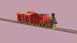 Train (Steam Train with rig)