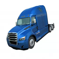 3D model Freightliner Cascadia 2017 US semi trailer truck  3D model