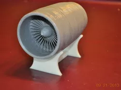 aircraft engine mockup