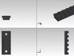 airsoft rail parts