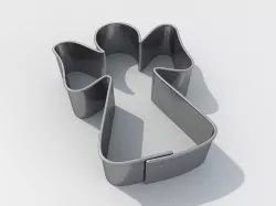 Baking Mould Angel 3D model