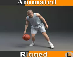 basketball player 3D model