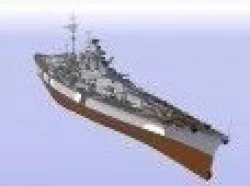 Battleship Bismark 3D model