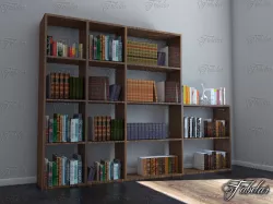 Bookshelf 3D model