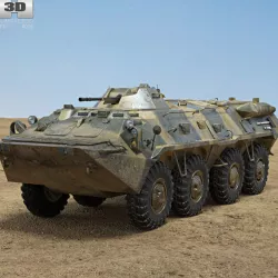 BTR-80 3D model
