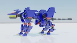 Cat Mecha Robot Zoids 3D model
