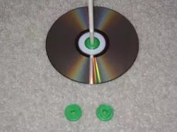 CD center adapter for a mousetrap car