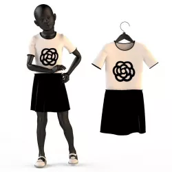 Child Baby girl dress  3D model