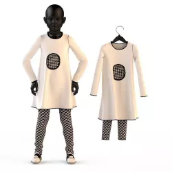 Child Baby girl dress  3D model