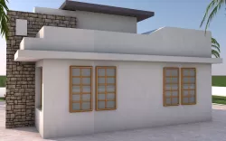 Cood Tiny Modern House  3D model