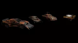 Death cars 3D model