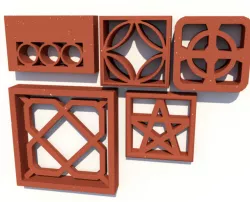 Decorative Tiles 3D model