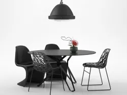 Dining Set 79 3D model