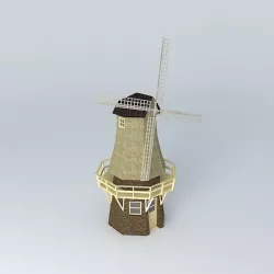 Dutch Windmill 3D model