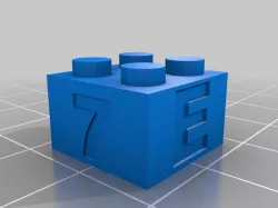 E 7 Lego Block