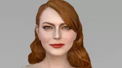 Emma Stone 3D model
