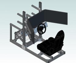 STL file Standard Simracing Cockpit - AC 🚗・3D printing template