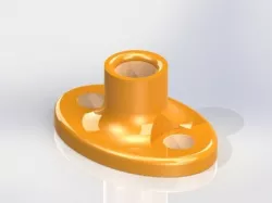 Filament passage guide, for storage boxes etc