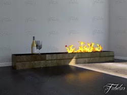 Fireplace 3D model