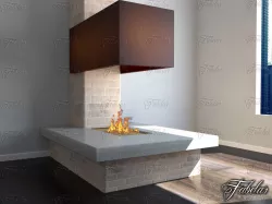 Fireplace 3D model