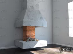 Fireplace 3D model
