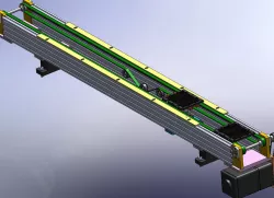 Flat Belt Conveyor for small tray 