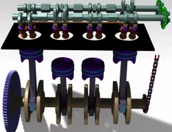 Four cylinder engine
