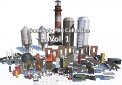 GamePoly PBR Collection Vol 1 Low-poly  3D model