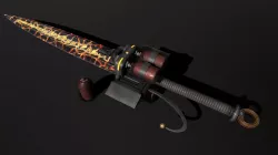gas sword Low-poly  3D model