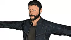 Homem - The Division Low-poly  3D model
