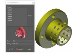 iLogic. iPart. Flanges