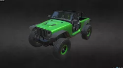 JEEP TRAILCAT Low-poly  3D model