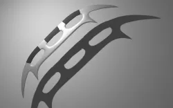 Klingon Batleth low poly Low-poly  3D model