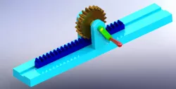 Kramayer ve Düz Dişli Rack and Pinion