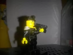 Lego style gun (handgun)