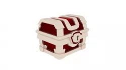 low poly magical chest  Low-poly  3D model