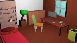 Low poly Room pack 01 - childrens room Low-poly  3D model