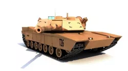m1 abram tank 3D model