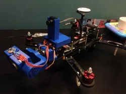 martinez brushless gimbal board protector with fpv cam lid