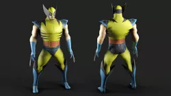 Marvel Comics Wolverine 3D model