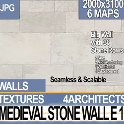 Medieval Stone Wall E 1 Texture