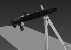 MG42 low poly Low-poly  3D model