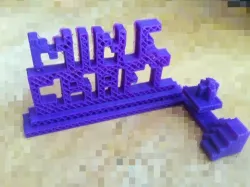 Minecraft Sign Cake Topper