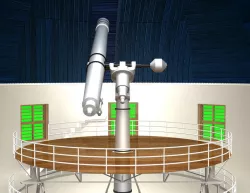Modeling and animation of large refractor Astronomical Observatory in Belgrade